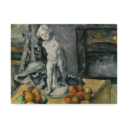 Paul Cezanne 'With Plaster Cupid S' Canvas Art,35x47